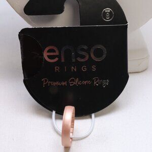 Enso Elements Classic Thin Silicone Ring - Rose Gold Size 8 $39.99 New